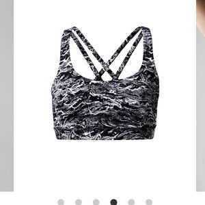 Lululemon Black and White Free to Be Bra